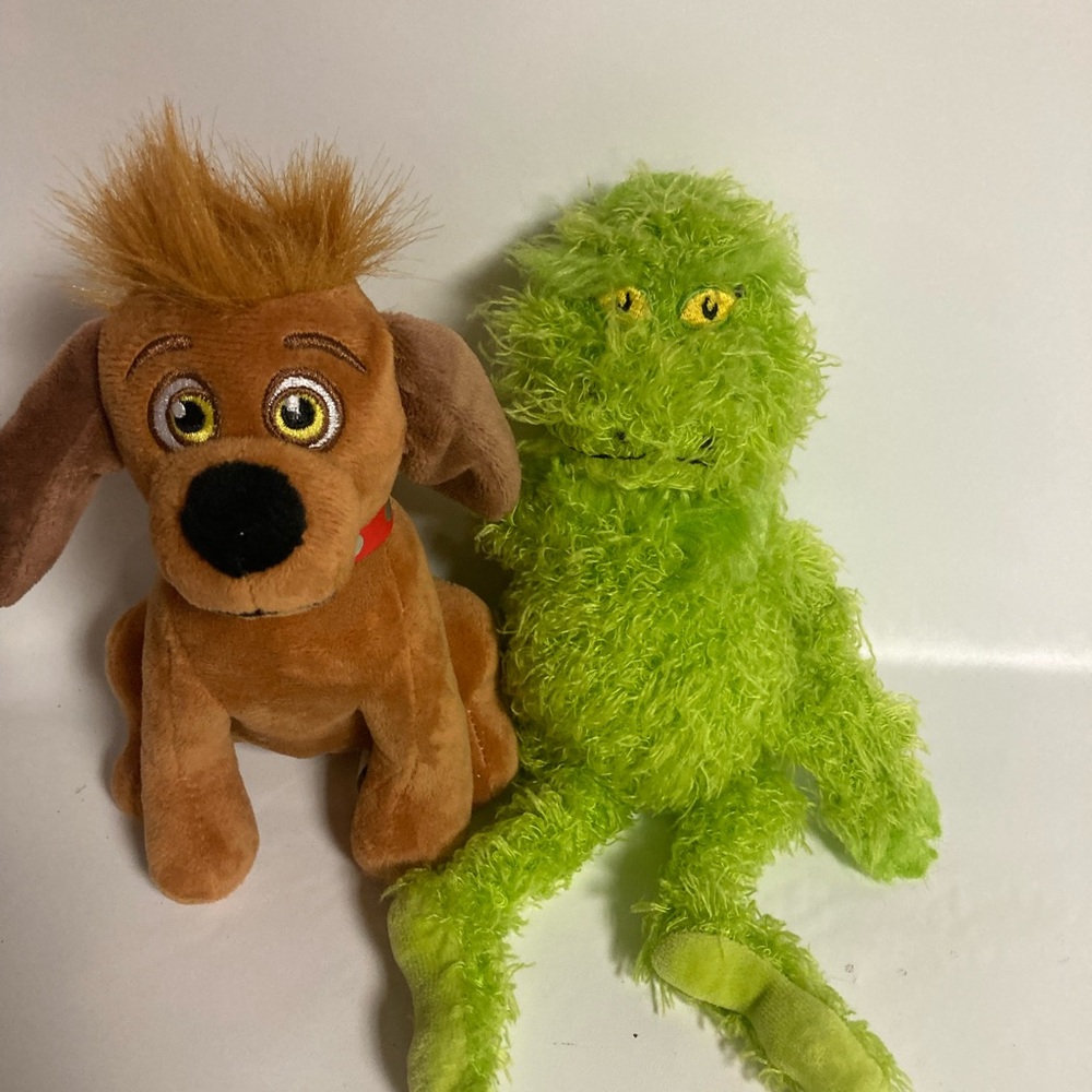 Grinch Christmas Max Puppy Dog Plush Illumination Movie Grinch Beanie